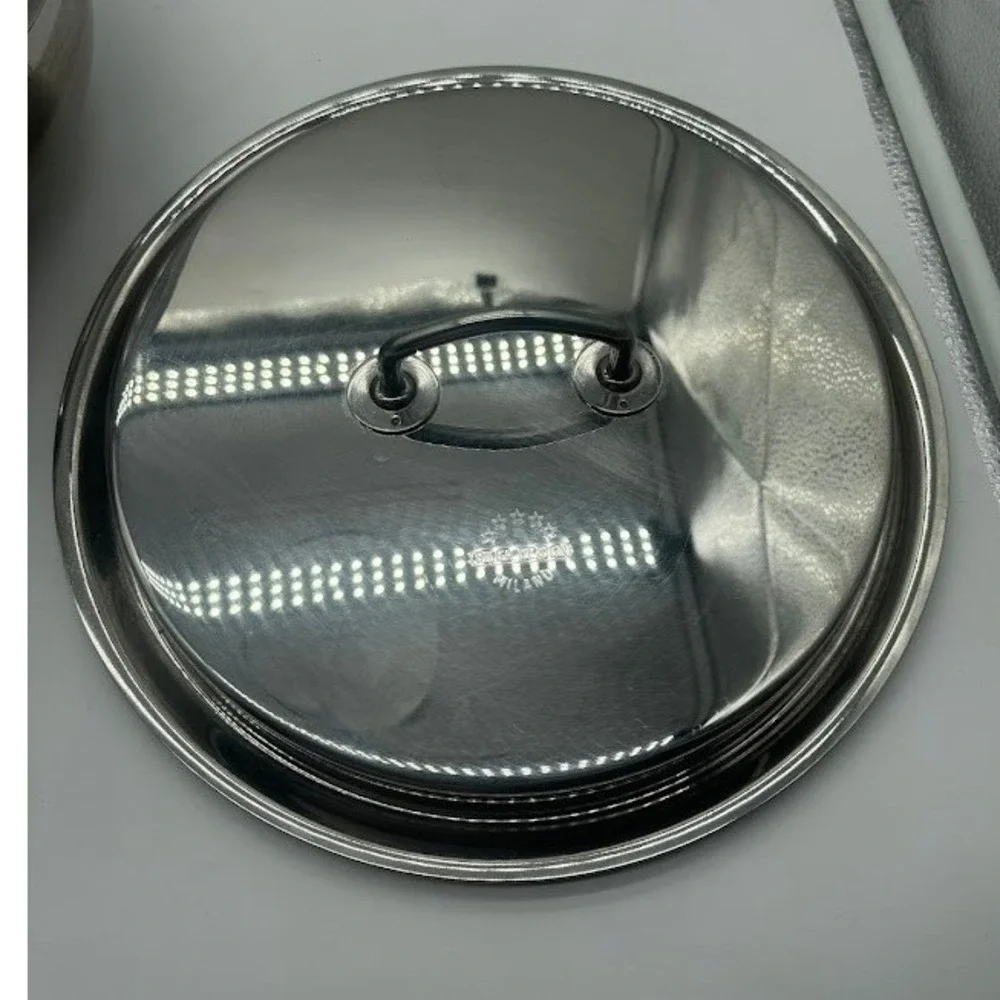 Silga Design Milano Teknika 18/10 Stainless Steel 28cm Casserole Pan with Lid
